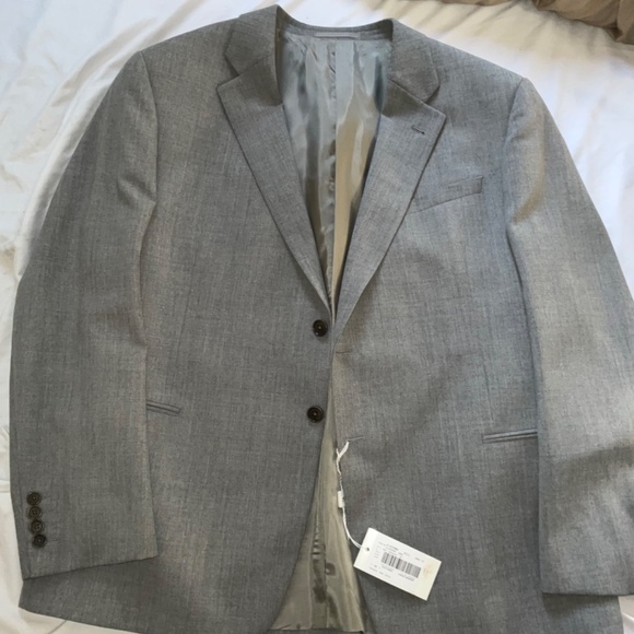 Armani, Giorgio, light gray, 100% wool, suit size 48R, - Picture 7 of 10